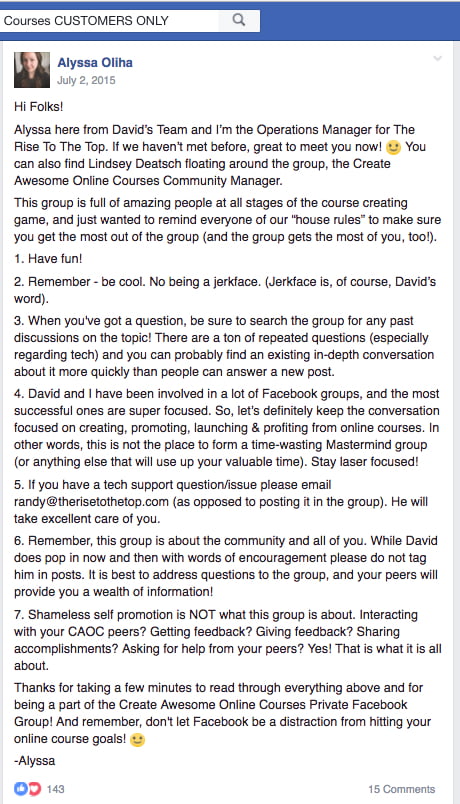 Los cinco consejos más importantes sobre lo que hace que una página de una compañía de Facebook sea genial